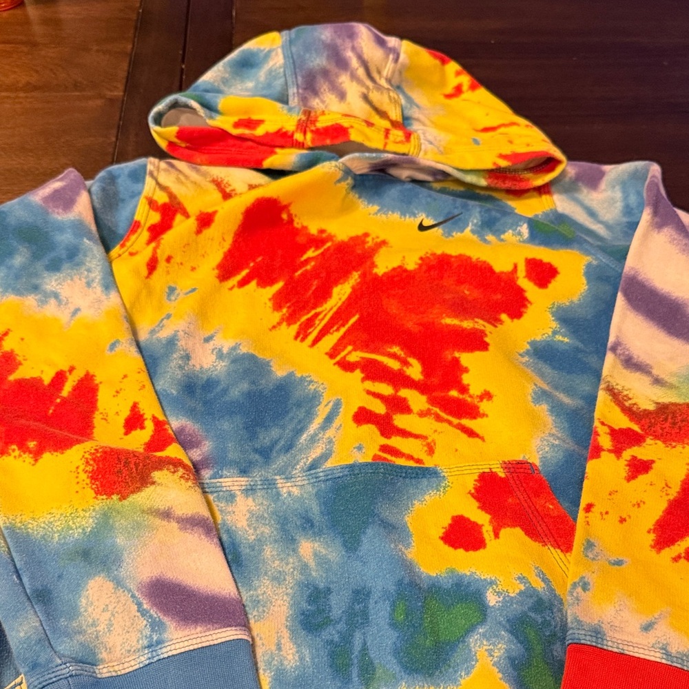 Nike Colorful Tie-Dye Kids Hoodie